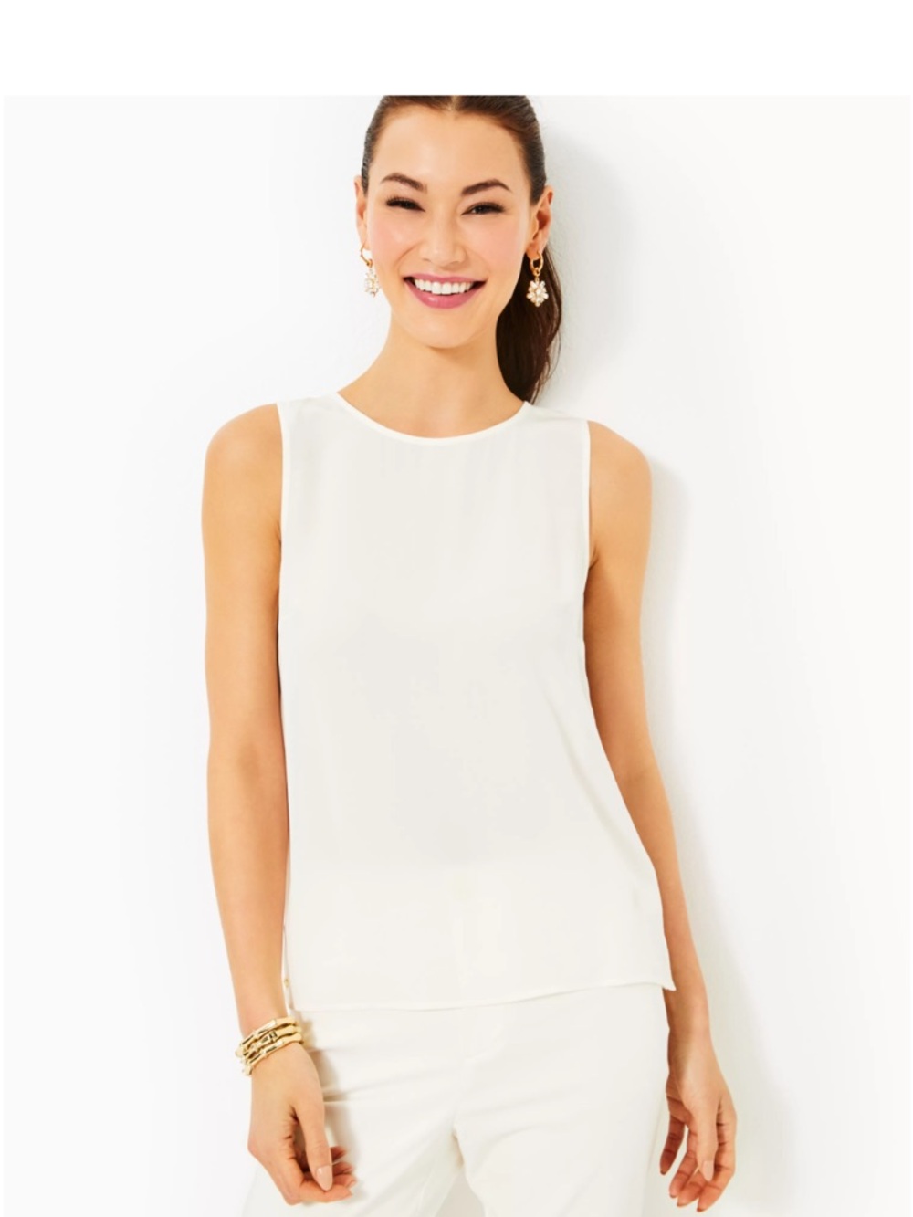 Lilly Pulitzer Dionna silk top size M NWT